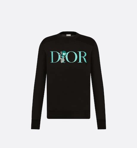 sweatshirt graded red dior signature embroidery black cotton|Oversized Dior Jardin Hooded Sweatshirt Black Cotton Fleece.